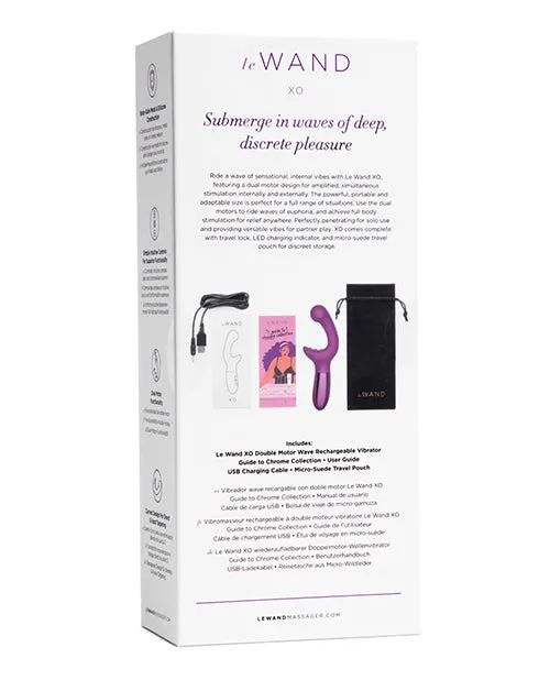 Cotr INC Le Wand Xo Double Motor Wave Rechargeable Vibrator Female Sex Toys