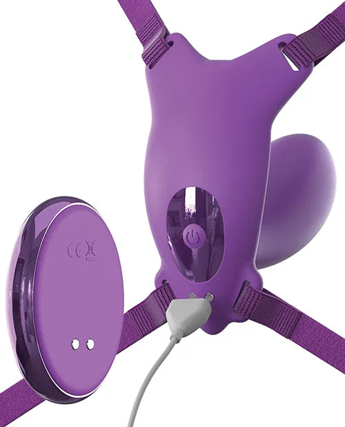 Female Sex Toys Fantasy For Her Ultimate GSpot Butterfly Strap On Purple Pipedream Products