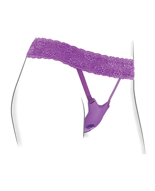 Female Sex Toys Fantasy For Her Ultimate GSpot Butterfly Strap On Purple Pipedream Products