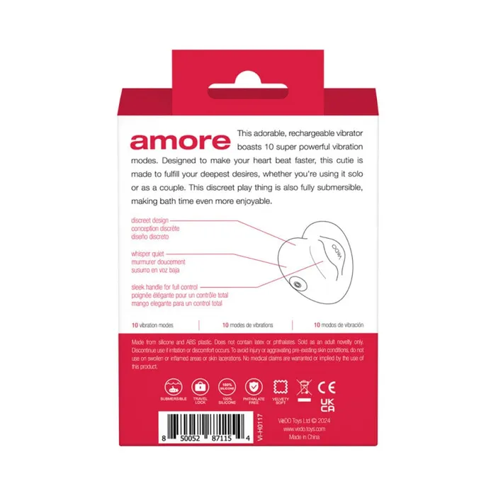 VeDo Vibrators Amore Rechargeable Pleasure Vibe