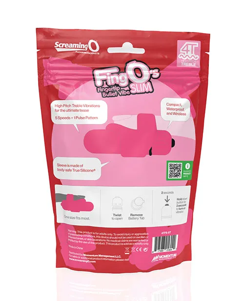 Screaming O Screaming O 4T FingO Slim Female Sex Toys Screaming O Screaming O 4T FingO Slim Female Sex Toys