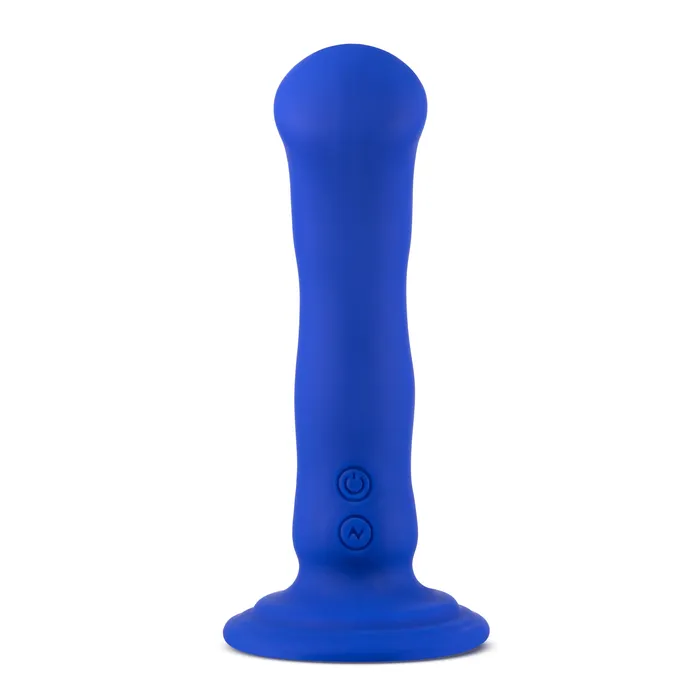 Blush Anal Impressions By Blush Santorini GSpot Blue 65Inch Long Rechargeable Vibrating Dildo With Suction Cup Base