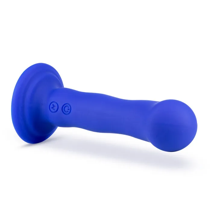 Blush Anal Impressions By Blush Santorini GSpot Blue 65Inch Long Rechargeable Vibrating Dildo With Suction Cup Base
