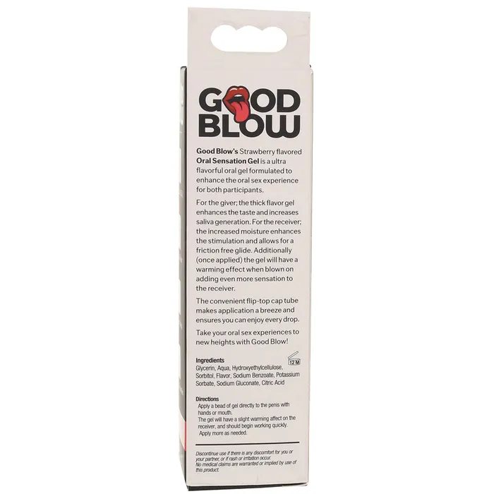 XR Brands Enhancers Good Blow Oral Sensation Gel 15oz444ml in Strawberry