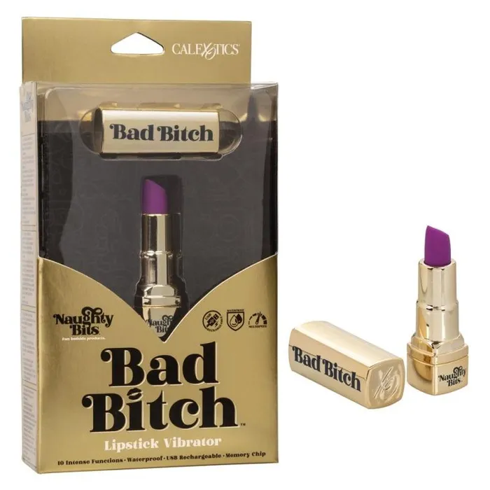 CalExotics Female Sex Toys Naughty Bits Bad Bitch Lipstick Vibrator CalExotics Female Sex Toys Naughty Bits Bad Bitch Lipstick Vibrator
