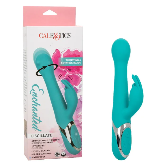 Enchanted Oscillate Turquoise Calexotics Vibrators Enchanted Oscillate Turquoise Calexotics Vibrators