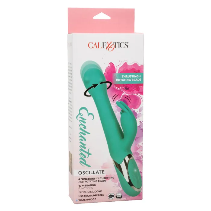 Enchanted Oscillate Turquoise Calexotics Vibrators Enchanted Oscillate Turquoise Calexotics Vibrators