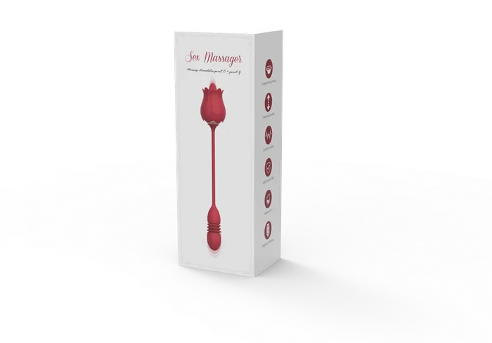 Hgod Vibrators HGOD II Tongue licking stimulates point c vibration stimulates G point vibrator