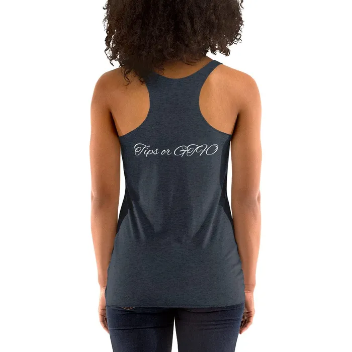 Orchid Toys Womens Racerback Tank White Font OrchidToyscom Vibrators