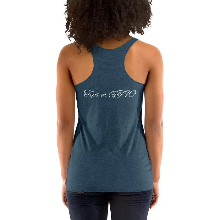 Orchid Toys Womens Racerback Tank White Font OrchidToyscom Vibrators