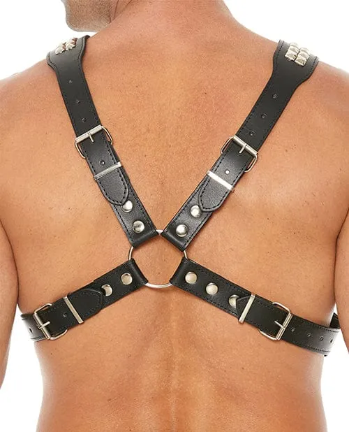 Shots America Female Sex Toys Shots Uomo Mens Pyramid Stud Body Harness Black Shots America Female Sex Toys Shots Uomo Mens Pyramid Stud Body Harness Black
