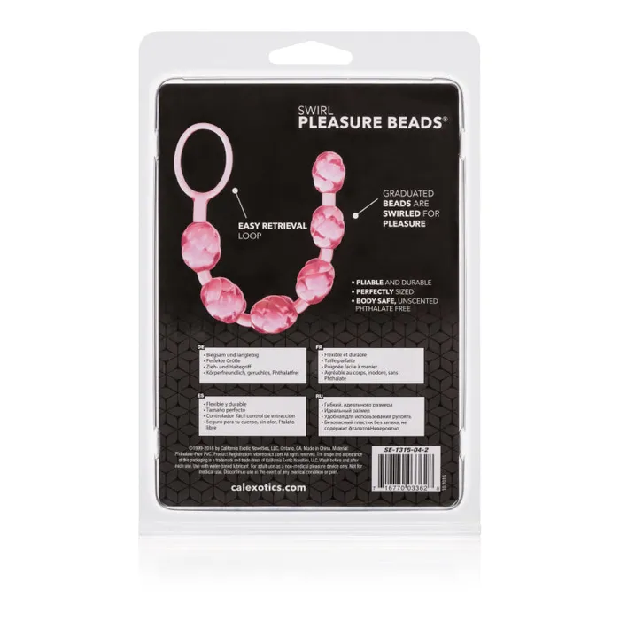 Vibrators CalExotics Swirl Pleasure Beads Pink Vibrators CalExotics Swirl Pleasure Beads Pink