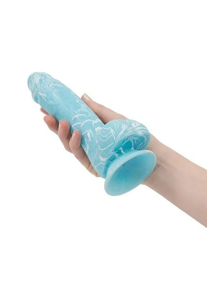 Addiction Dildos Addiction Toy Collection Luke Silicone Glow In The Dark Dildo with Balls