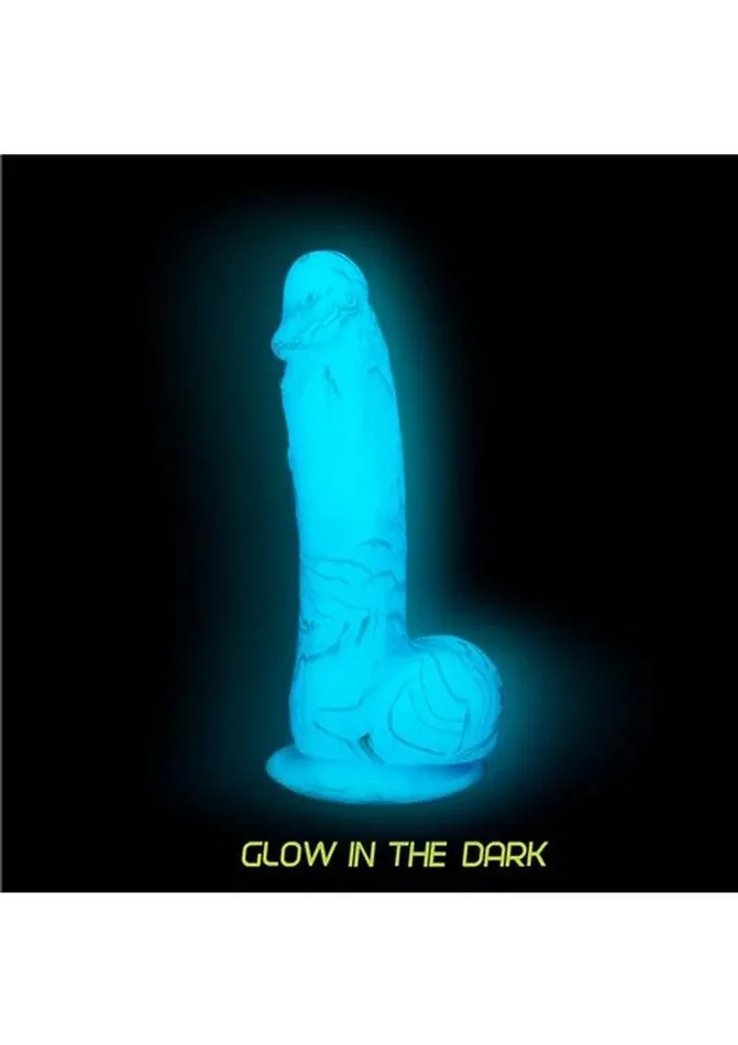Addiction Dildos Addiction Toy Collection Luke Silicone Glow In The Dark Dildo with Balls