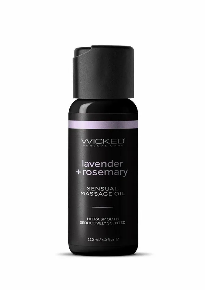 Couples Wicked Sensual Massage Oil 4oz Lavender and Rosemary Wicked Sensual Care Couples Wicked Sensual Massage Oil 4oz Lavender and Rosemary Wicked Sensual Care