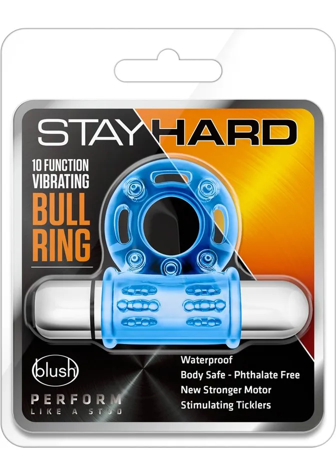 Male Sex Toys Stay Hard Stay Hard Vibrating Bull Ring