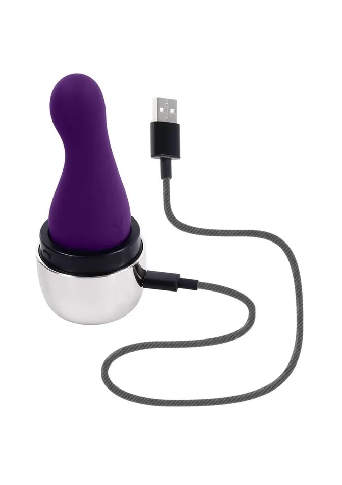 Playboy The Jet Set Vibrator Rechargeable Silicone Clitoral Stimulator Playboy Female Sex Toys