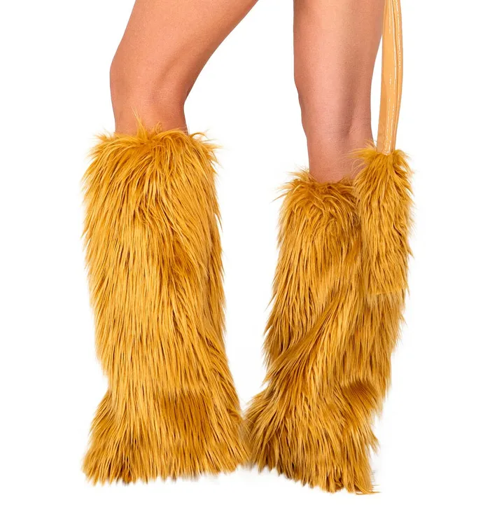 Roma Costume Vibrators C121 Fur Boot Covers Roma Costume Vibrators C121 Fur Boot Covers