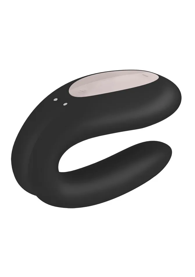 Satisfyer Double Joy Rechargeable Silicone Dual Stimulating Vibrator Satisfyer Female Sex Toys Satisfyer Double Joy Rechargeable Silicone Dual Stimulating Vibrator Satisfyer Female Sex Toys