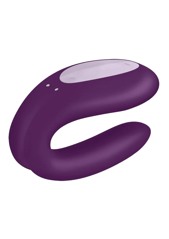 Satisfyer Double Joy Rechargeable Silicone Dual Stimulating Vibrator Satisfyer Female Sex Toys Satisfyer Double Joy Rechargeable Silicone Dual Stimulating Vibrator Satisfyer Female Sex Toys