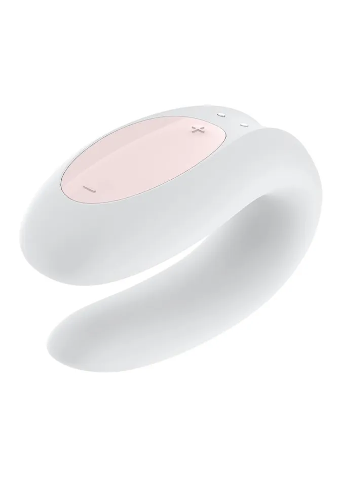 Satisfyer Double Joy Rechargeable Silicone Dual Stimulating Vibrator Satisfyer Female Sex Toys Satisfyer Double Joy Rechargeable Silicone Dual Stimulating Vibrator Satisfyer Female Sex Toys